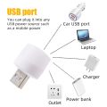 10Pcs Portable USB Mini Night Light LED Eye Protection Reading Light Computer Mobile Power Charging Portable USB Table LampWarm White Mini LED Plug Light.