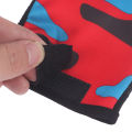 Children Cycling Gloves Kids Half Finger Gloves Elastic Non-slip Bicycle gloves. 