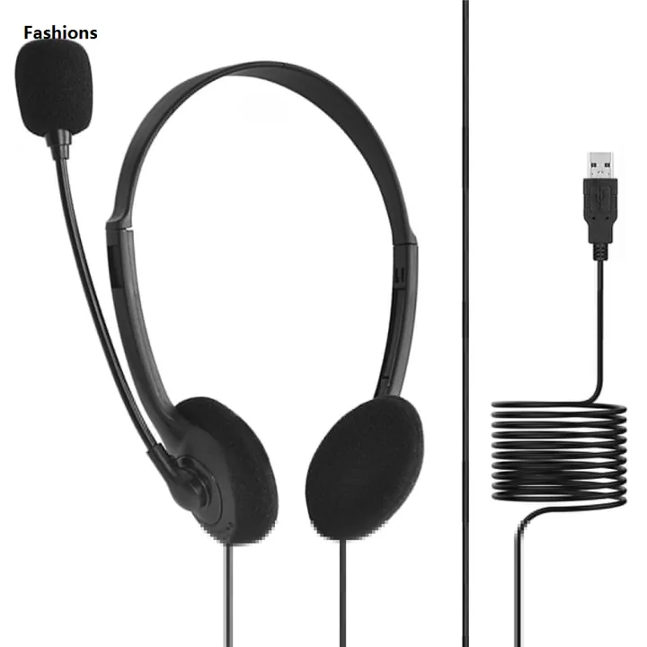 Fashions%20Call%20Center%20Clear%20Voice%20Office%20School%20Pc%20Gaming%20With%20Microphone%20Usb%20Wired%20Computer%20Headset%20Volume%20Control%20Noise%20Reduction%20-%20Image%207