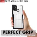 For Oppo A53 / Oppo A33 / Oppo A32 ( 2020 ) Edge-Reinforced Shockproof Cushion Back Clear Hybrid Transparent Hard Cover Casing. 