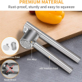 Garlic Masher 304 Stainless Steel Mincer Crusher Chopper & Peeler Set Rust Proof Anti-Corrosion Dishwasher. 