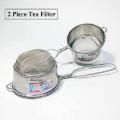 Tea Filter Net Stainless Steel-2 Piece. 