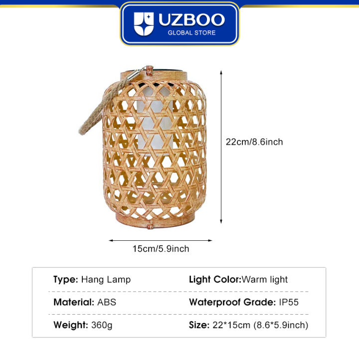 UZBOO%20Hang%20Lamp%20Warm%20Light%20Outdoor%20Solar%20Garden%20Lights%20Solar%20Charging%20Portable%20Lights%20IP55%20Waterproof%20Light%20Bamboo%20Weaving%20Rattan%20Lanterns%20Vintage%20Lamp%20for%20Courtyard%20Decoration%20-%20Image%209
