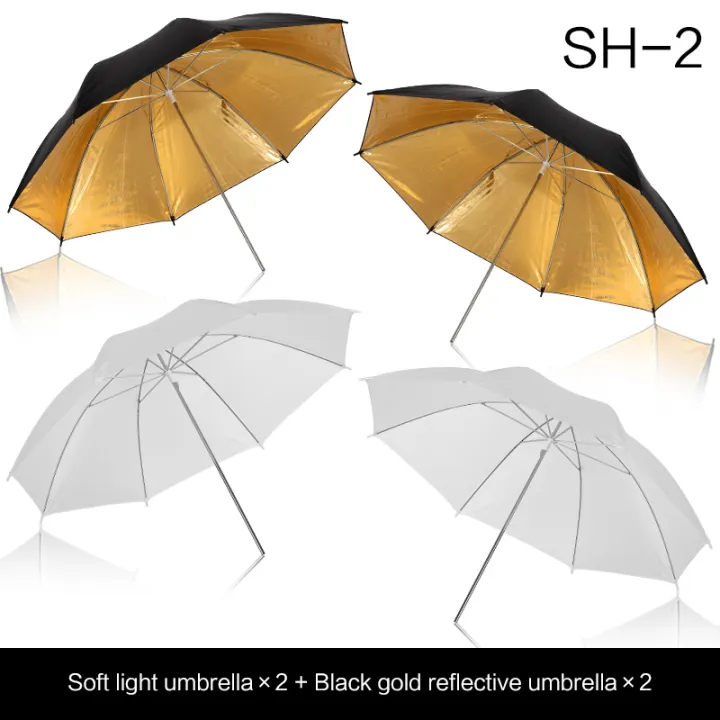 Photo%20Studio%20Umbrella%20Set%2033%20'%2084%20cm%20White%20Soft%20Light%20Umbrella%20+%20Dual-use%20Reflective%20Umbrella%204%20Pieces%20Photography%20Accessories%20-%20Image%207