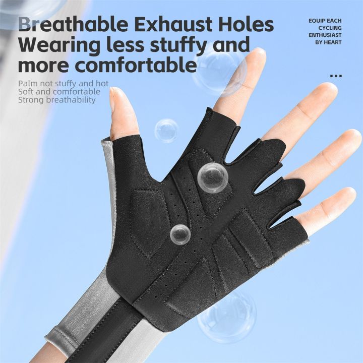 WEST%20BIKING%20Bike%20Riding%20Gloves%20Half%20Finger%20Gloves%20Ultralight%20Summer%20Breathable%20Bike%20Racing%20Gloves%20AntiSlip%20Shock-Absorbing%20Cooling%20Sport%20Gloves%20-%20Image%206
