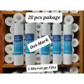 5 Micron PP SEDIMENT FILTER - 20 PCS ecofresh. 