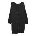 Sweater Cardigan Loose Thick Buttons Long Sweater Cardigan. 