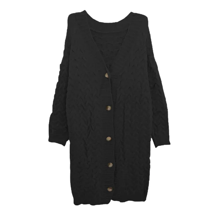 Sweater%20Cardigan%20Loose%20Thick%20Buttons%20Long%20Sweater%20Cardigan%20-%20Image%202