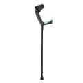 Adjustable Fiber Elbow Crutch Walking Stick Universal Size-Black and Blue.