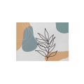 Minimalist Morandi Style Waterproof Linen Tableware Mat Anti Scalding Thermal Insulation Rectangle Dinner Table Placemats Design.