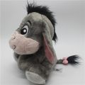 28cm Cute Cartoon Gray Eeyore Donkey Stuff Animal Soft Plush Toy Doll Birthday Children Gift Collection.