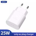 Fast charge head US Eu charger for Samsung mobile phone note 10pd charger 25w type c. 