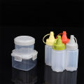 1Set Spices Bottle Mini Sauce Bottle Seasoning Box Spice Jar Sauce SqueezeBottle. 