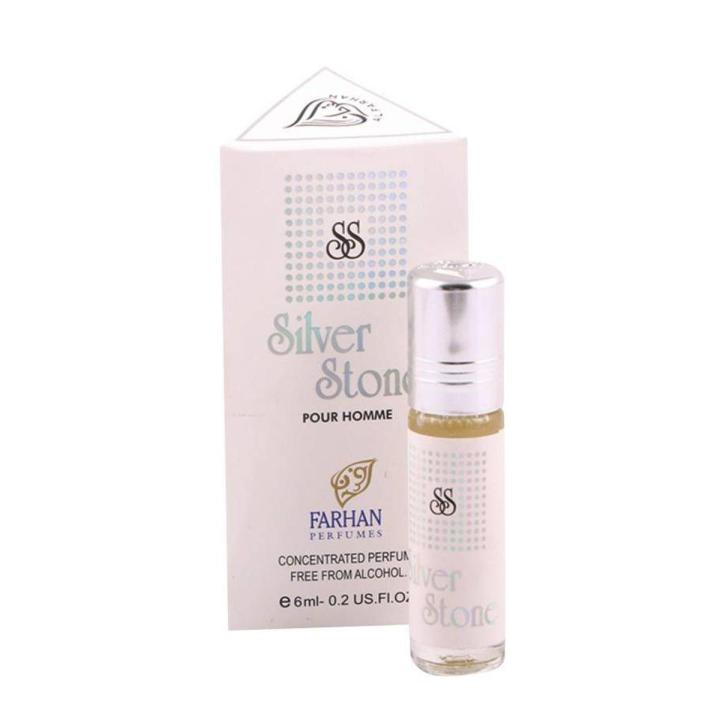 Al- Farhan's Concentrated Roll-on Attar Inspired from Sliver Stone ...