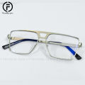 UV 420 Anti Blue blue light protection Lens And metal Luxurious optical frame. 