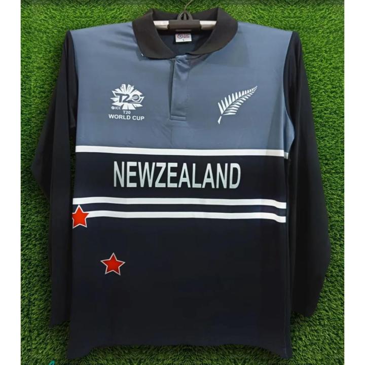 New Zealand T20 World Cup Jersey 2022. Full Sleeve Collar Cricket Jersey - Bangladesh Cricket Jersey - bangladesh cricket jersey
