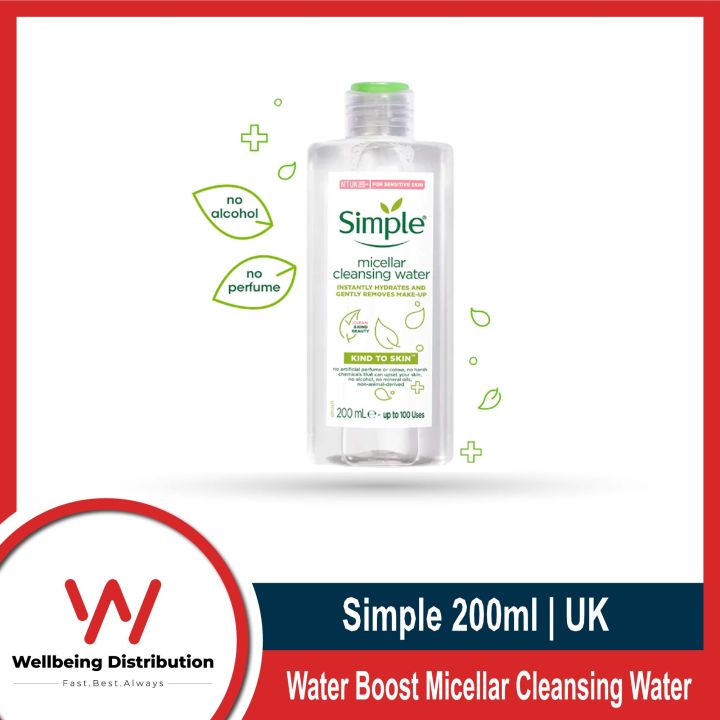 Simple Water Boost Micellar Cleansing Water - 200ml