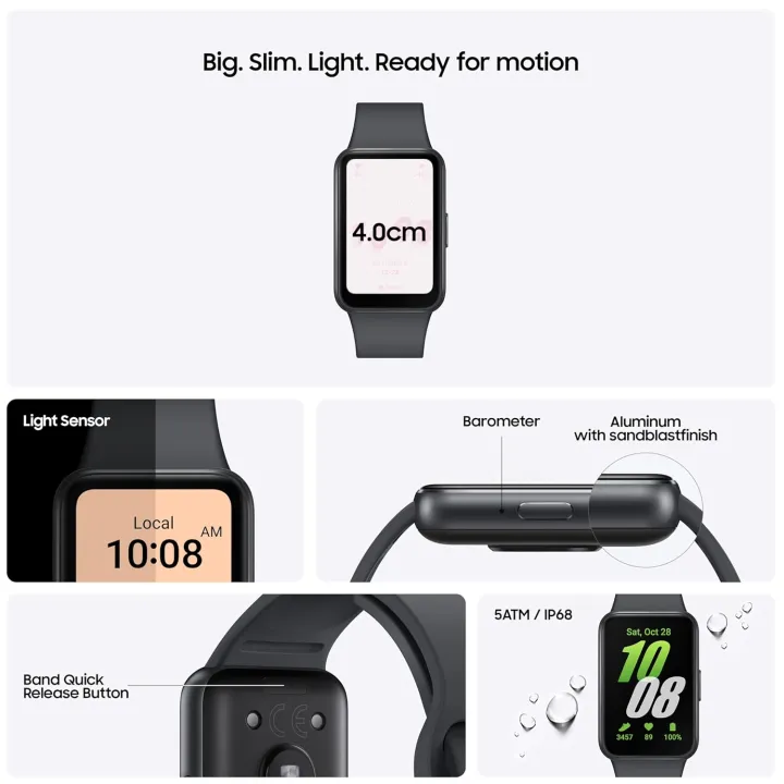 Samsung%20Galaxy%20Fit3%20AMOLED%20Display%C2%A0Smart%20Watch%20-%20Image%204