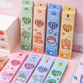 6Pcs/Set Cute Kawaii Cartoon Pencil HB Sketch Items Drawing Stationery Student School Office Supplies for Kids Gift.