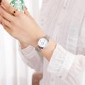 SKMEI Elegant Women Quartz Watch Fashion Simple DesignResistant Stainless Steel Strap Rose reloj. 
