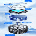 X76 Magnetic Mobile Phone Cooler Fast Cooling Phone Cooler Portable Phone Semiconductor Radiator Mobile Gaming Video Streaming Phone Fan Portable Quieter Cooling Fan.