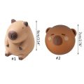 Funny Squishy Capybara AntiStress TPR Toy Squeezable Animal Stretchy Hand Squeeze Toy Novelty Gag Practical Joke Props.