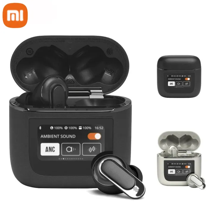 Orijinal Xiaomi V8 TWS spor oyun kulaklıklar için kablosuz Bluetooth Earpuds gürültü azaltma Mic kulaklıklar LED ekran kulaklık