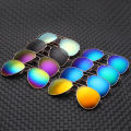 Frashion Double Bridge Aviation Sunglasses Woman Polarized Aviat Alloy Frame Polit Mirror Eye Glasses Male UV400 Eyewear for Men. 