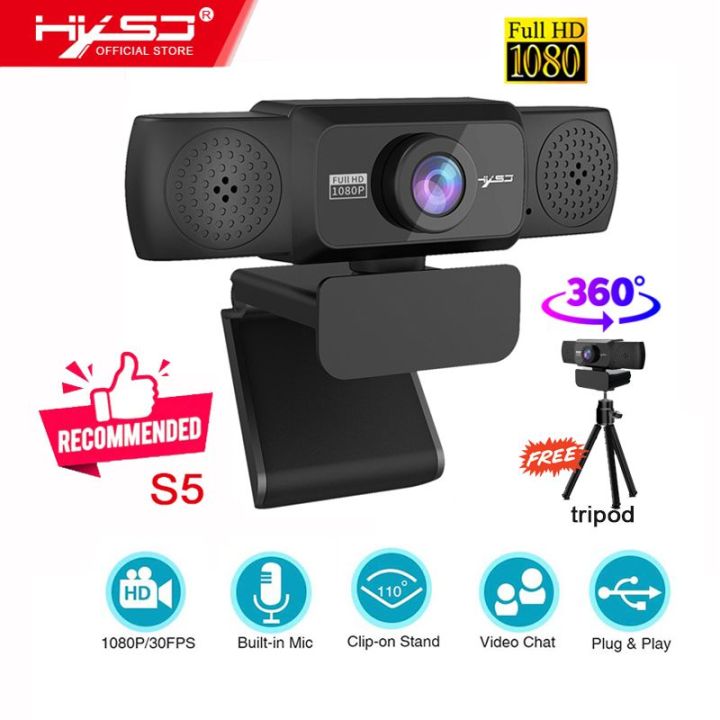 HXSJ%20S5%20HD%201080P%20Webcam%20for%20PC%20Computer%20Camera%20with%20Mic%20for%20Online%20Teaching%20Vlogging%20Live%20Broadcast%20Video%20Calling%20Conference%20Work%20-%20Image%202