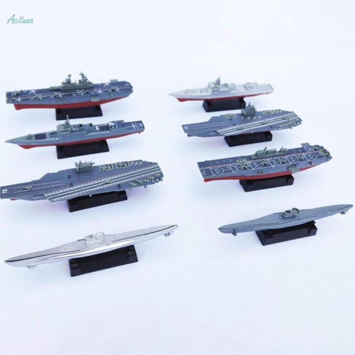 8Pcs 4D Assembled Ship Model Model for Kids Adults Children