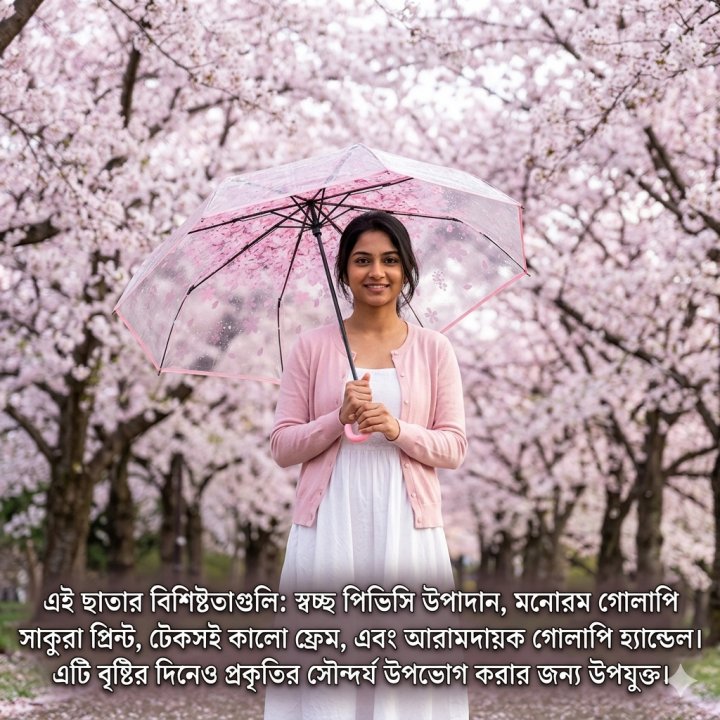 Cherry%20Blossom%20Printed%20Clear%20Umbrella%20Three-Fold%20Transparent%20Umbrella%20Rain%20Gear%20Outdoor%20Sunshade%20Uv%20Protection%20-%20Image%208