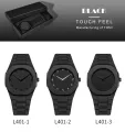 Arabic Smart Watch Waterproof Men's Quartz SMART Watch Black PC Smart watch for men - Aura Arabic Smart Watch - Black by Bytebox. 