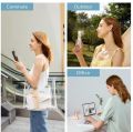 JISULIFE F8 3-in-1 Mini Foldable Fan with Flashlight & Power Bank 2000mAh. 