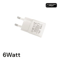 6W Charger with Type B/Type C Cable for TWS Earbuds Smart Watch Neckband Speakers and Smart Devices. 