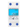 Digital Electric Energy Meter Single Phase DIN Rail Electricity Meter One Phase Two Wire Multifunction Electrical Meter. 
