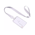 Aluminium Alloy Work Silver ID Card Badge Holder with Lanyard.