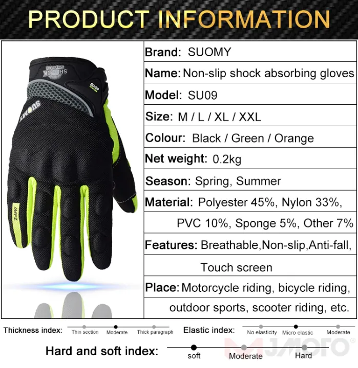 SUOMY%20SU09%20Motorcycle%20Full%20Touch%20Enable%20racing%20glove%20moto%20motocross%20Gants%201%20Pair%20-%20Image%2010