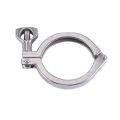 6Pcs Tri-Clamp Steel Single Pin Heavy Duty Tri Clamp with Wing Nut for Ferrule TC with Silicone Gasket 2 Inch. 