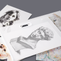 Plastic 4K Picture Album Good Quality Transparent Manuscript Art ColleCtion Storage 8K Sketch Book for Picture Album File. 