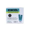 Excel Blood Glucose Test Strip (25 & 50 Pcs) – Accurate Diabetes Monitoring Solution. 