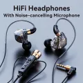 Karaoke HiFi Wired Headphones With Mic Singing Living Headset 3.5mm AUX Heavy Bass Noice Cancelling Earphone 1.2M 3M KTV Music. 
