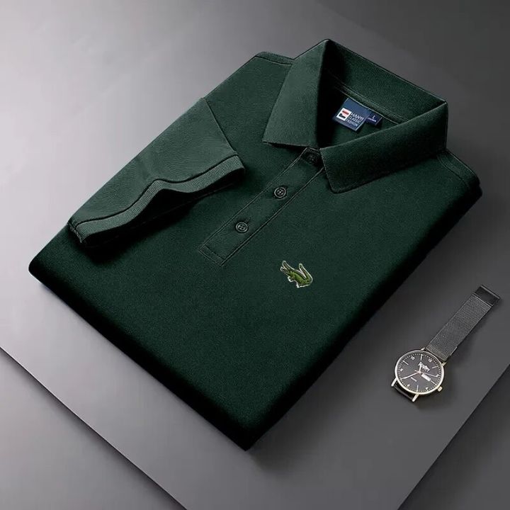 2024%20NEW%20High%20Quality%20Lacoste%20T-shirts%20for%20men%20Embroidered%20Men's%20t-shirts%20Mens%20polo%20shirt%20Shirt%20male%20Polo%20T%20shirt%20for%20men%20Summer%20-%20Image%202