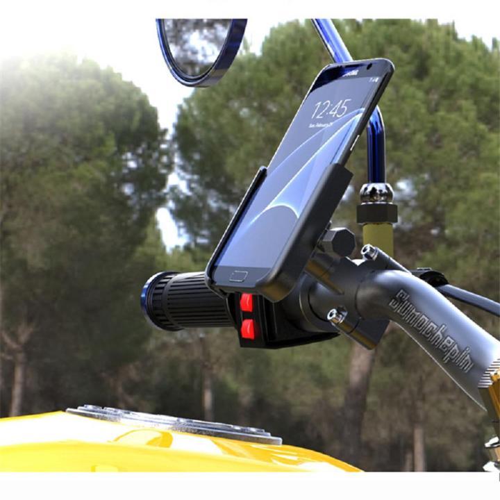 Universal%20Aluminum%20Alloy%20360%C2%B0%20Rotation%20Adjustable%20Rear-View%20USB%20Handlebar%20Type%20Bike%20Motorcycle%20Honda%20Electric%20Bike%20Scoter%20Cell%20Phone%20SmartPhone%20Mobile%20Holder%20or%20Stand%20-%20Image%202