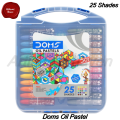 Doms Oil Pastels 25  Colour Box For Artists. 