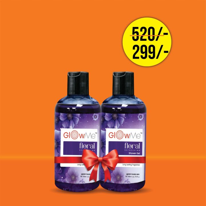 GlowMe Shower Gel Floral 250 ml (Buy 1 Get 1)