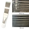 Air Conditioning Fin Cleaning Comb Stainless Steel Fin Straightener Brush Air Conditioner Cleaning Tool Cleaning Supplies 1Pcs.