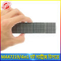 MAX7219 Dot Matrix Display Module 4 in 1 Display with 5P Line 4 in 1 Red LED. 