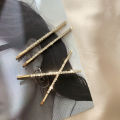 FFLACELL 2020 New Korea Fashion Sweet JENNIE Rhinestones Hair Clips Headwear Barrette Hair for Women Girls Hair Accessories.