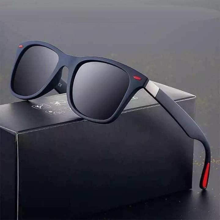 Polarized Driving Sport Square Sunglass Men - Black - Sun Glass