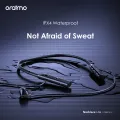 oraimo Necklace Lite (OEB-311) Call Vibration Wireless Earphones light gold/ sage green/ Black. 
